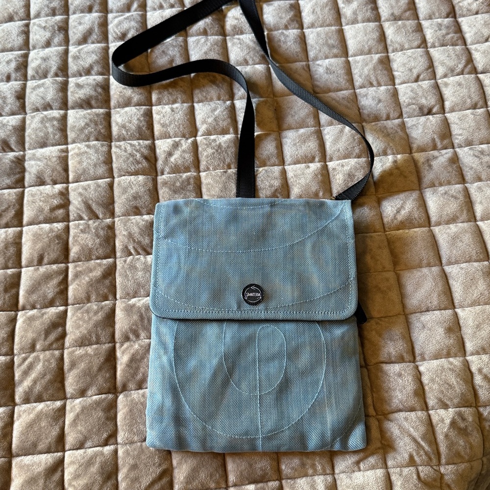 Smateria  Blue Crossbody Bag